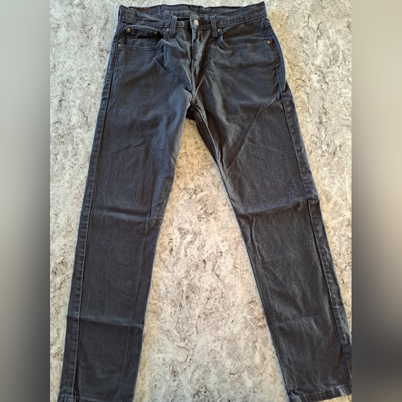 Levi's 502 men's black stretch jeans 32x32 - Picture 2 of 7